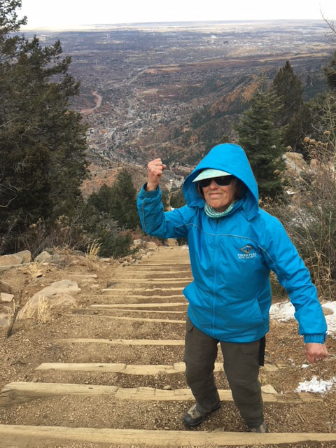 Kathleen Morrow Top of Manitou Incline